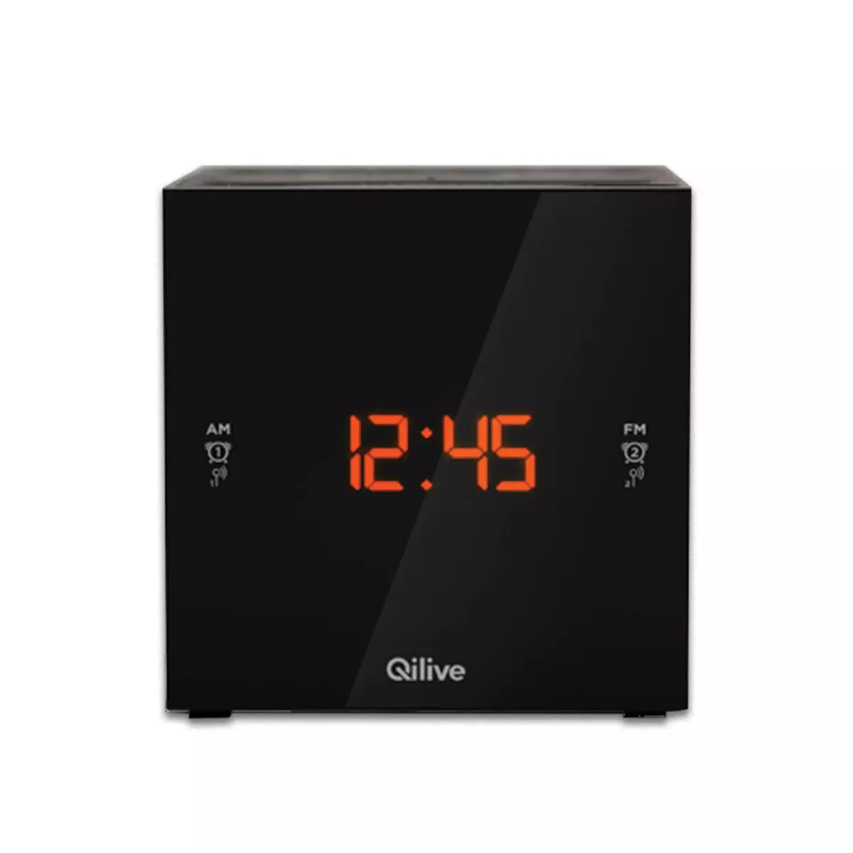 QILIVE Radio réveil - Noir - Cubic Clock Q.1389