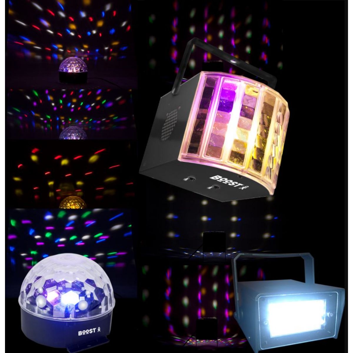 BOOST Pack de 3 effets de lumière à LED