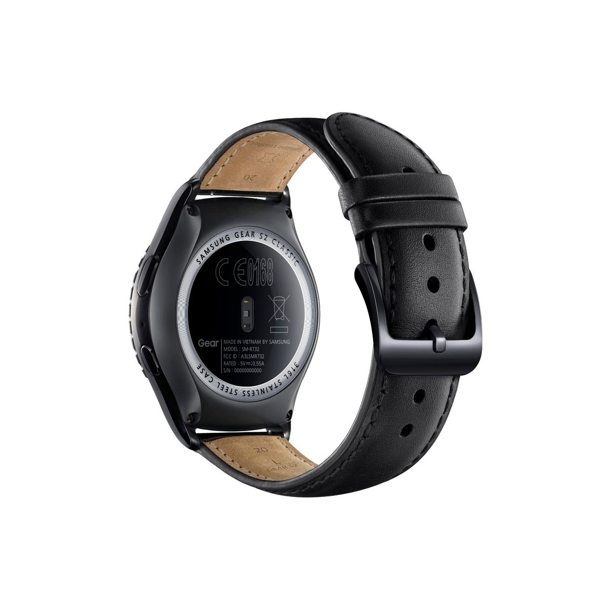 SAMSUNG Montre Connectée GEAR S2 Classic - Bluetooth - Noir 