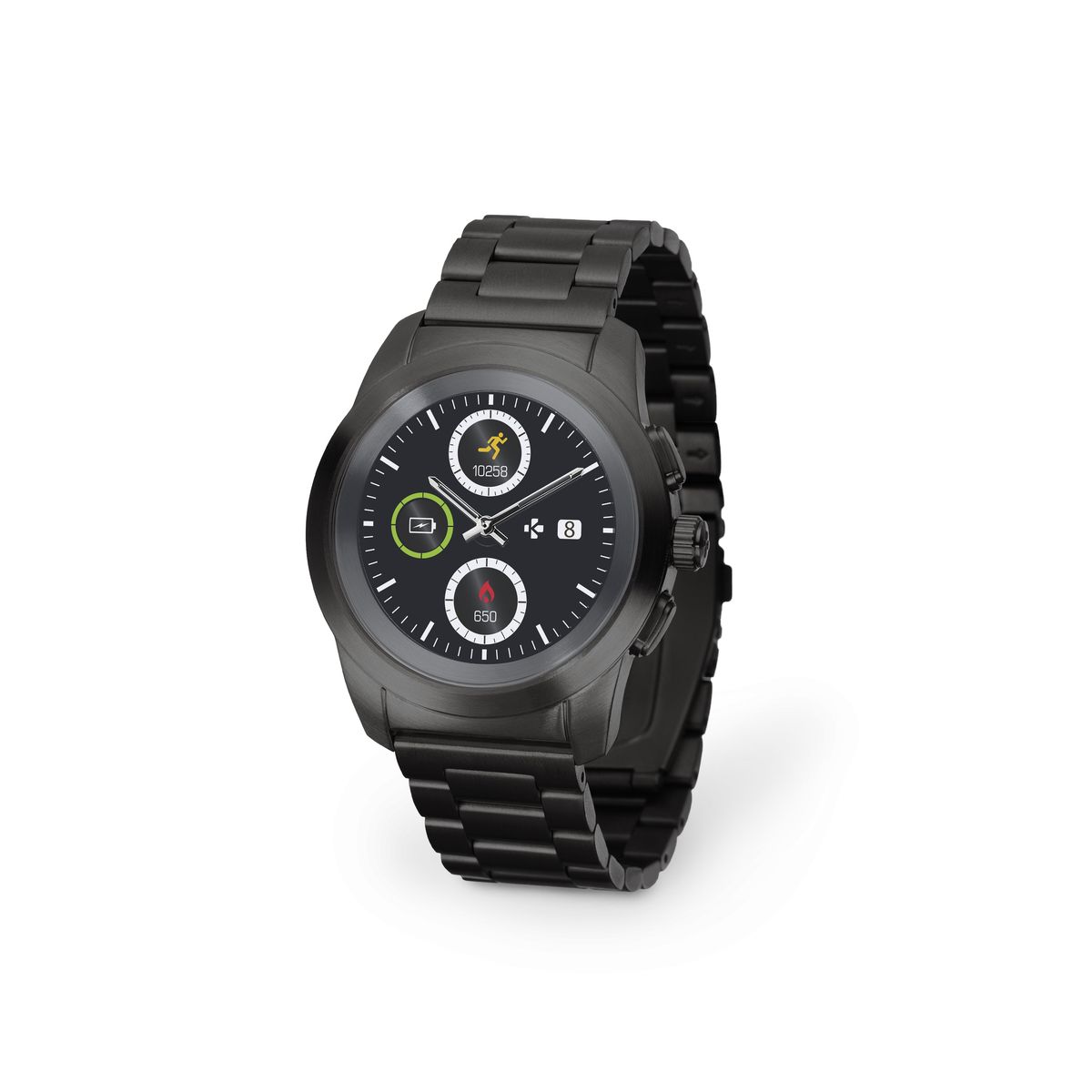 KRONOZ Montre connectée - Hybride ZeTime - Bluetooth - Noir