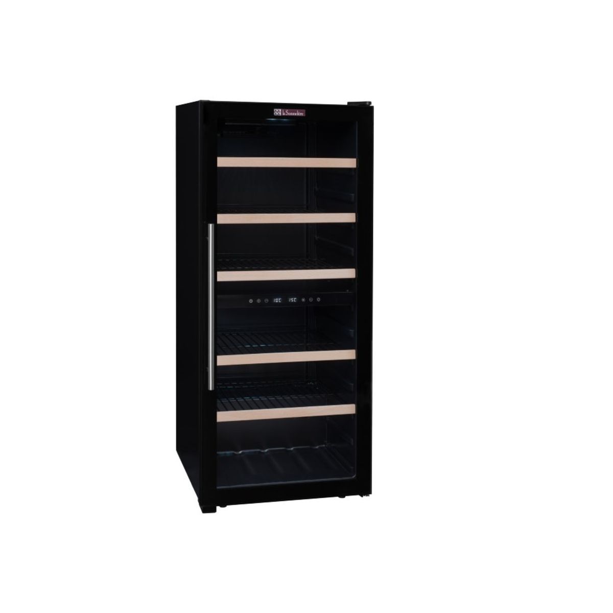 LA SOMMELIERE Cave à vin de mise en température CVD102DZ, 102 Bouteilles, 43 dB, Porte Vitrée