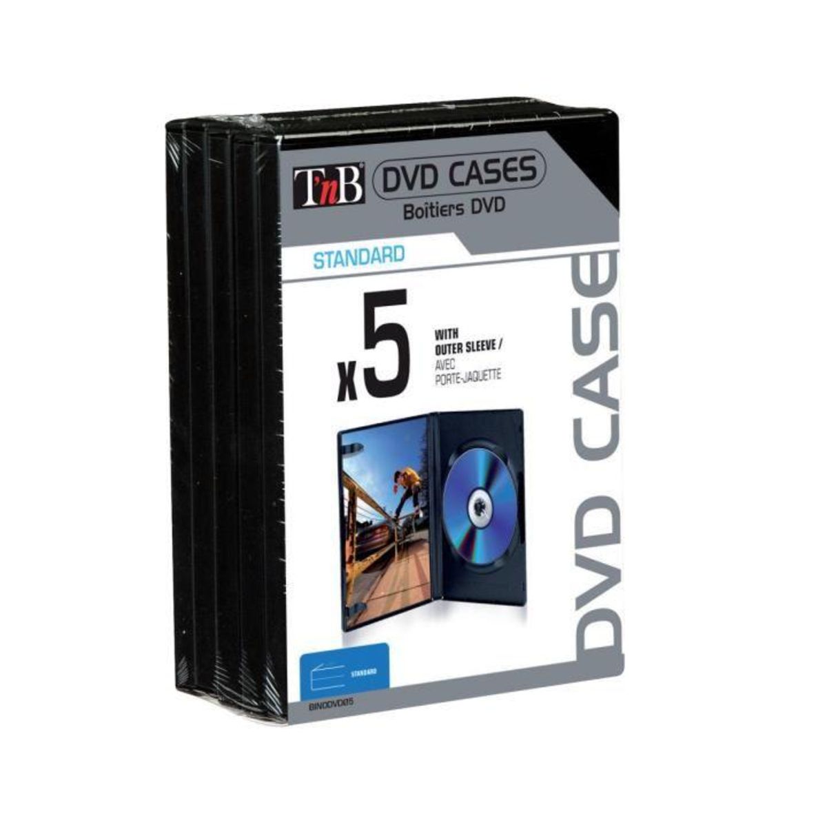 TNB Boitiers DVD x5
