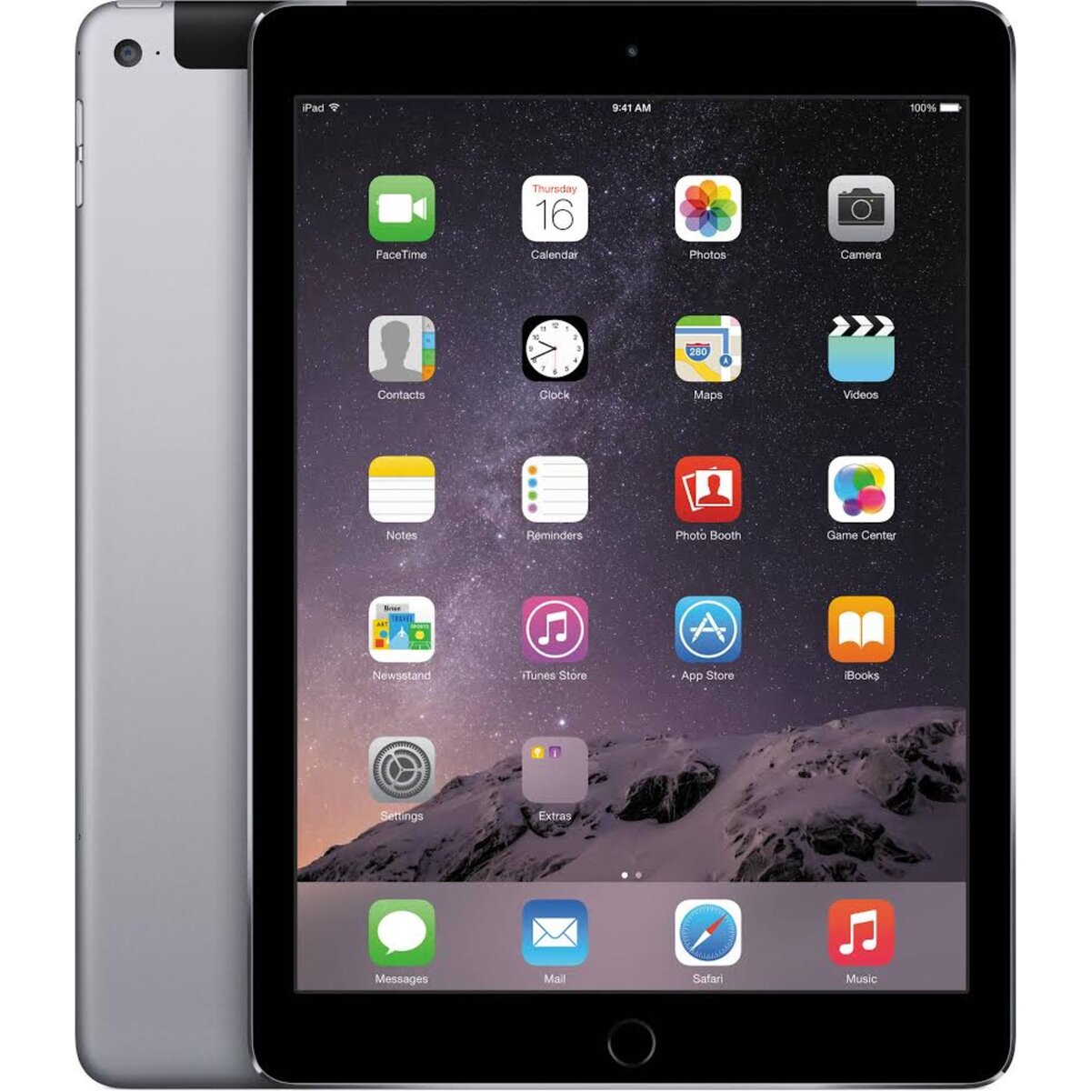 APPLE Tablette iPad Air Wi-Fi 9.7 pouces Gris sidéral 16 Go Reconditionné