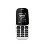 Voir la diapositive 1 : NOKIA Téléphone mobile - Nokia 105 - Blanc - Double SIM