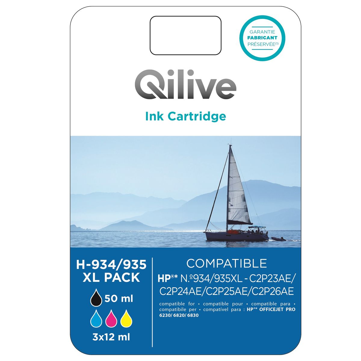 QILIVE Cartouche H-934/935XL PACK