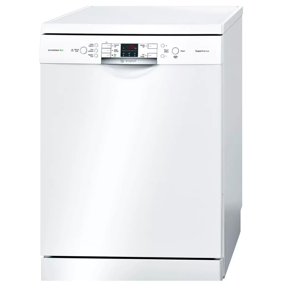 BOSCH Lave-vaisselle pose libre SMS58M72FF, 13 couverts, 60cm, 42 dB, 5 Programmes