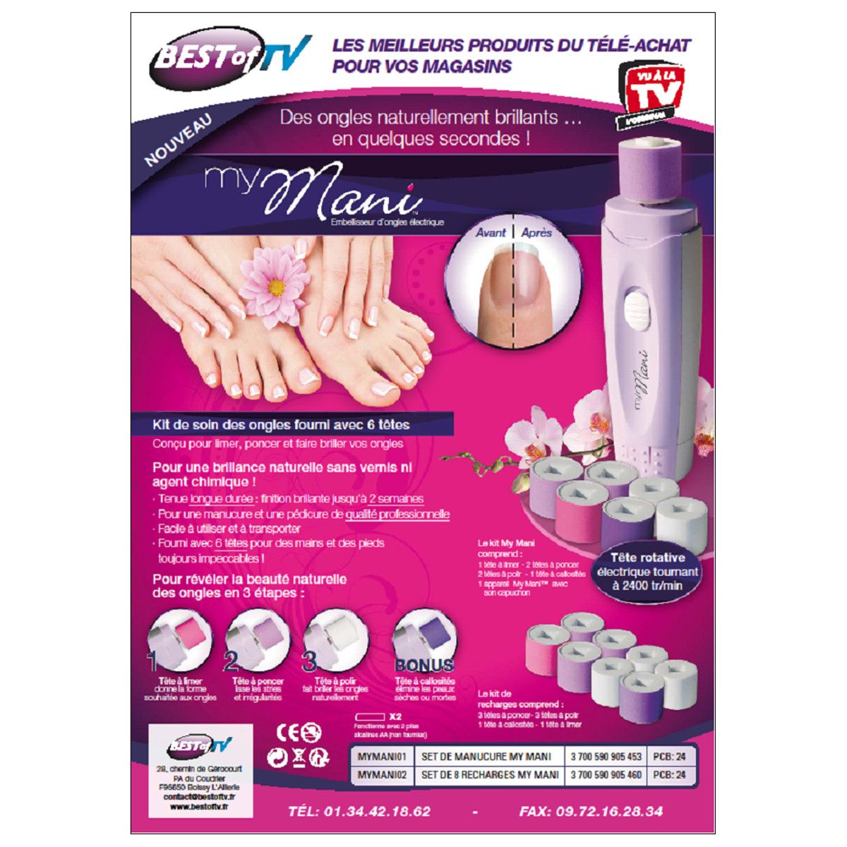 BEST OF TV SET DE MANUCURE MYMANI01