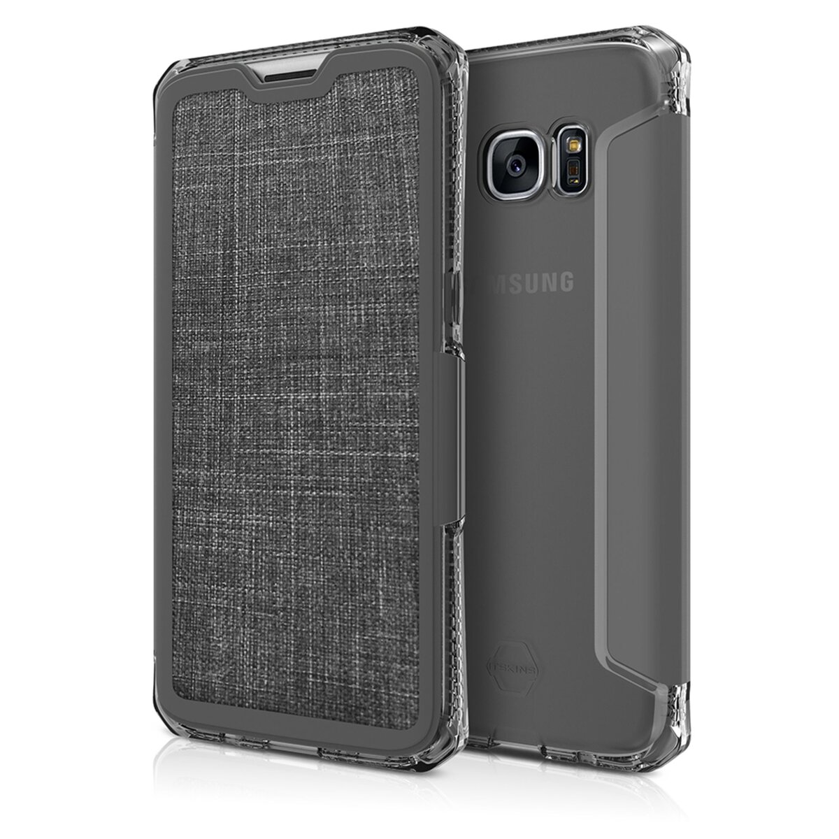 ITSKINS Etui Folio Spectra pour Galaxy S7 - Noir