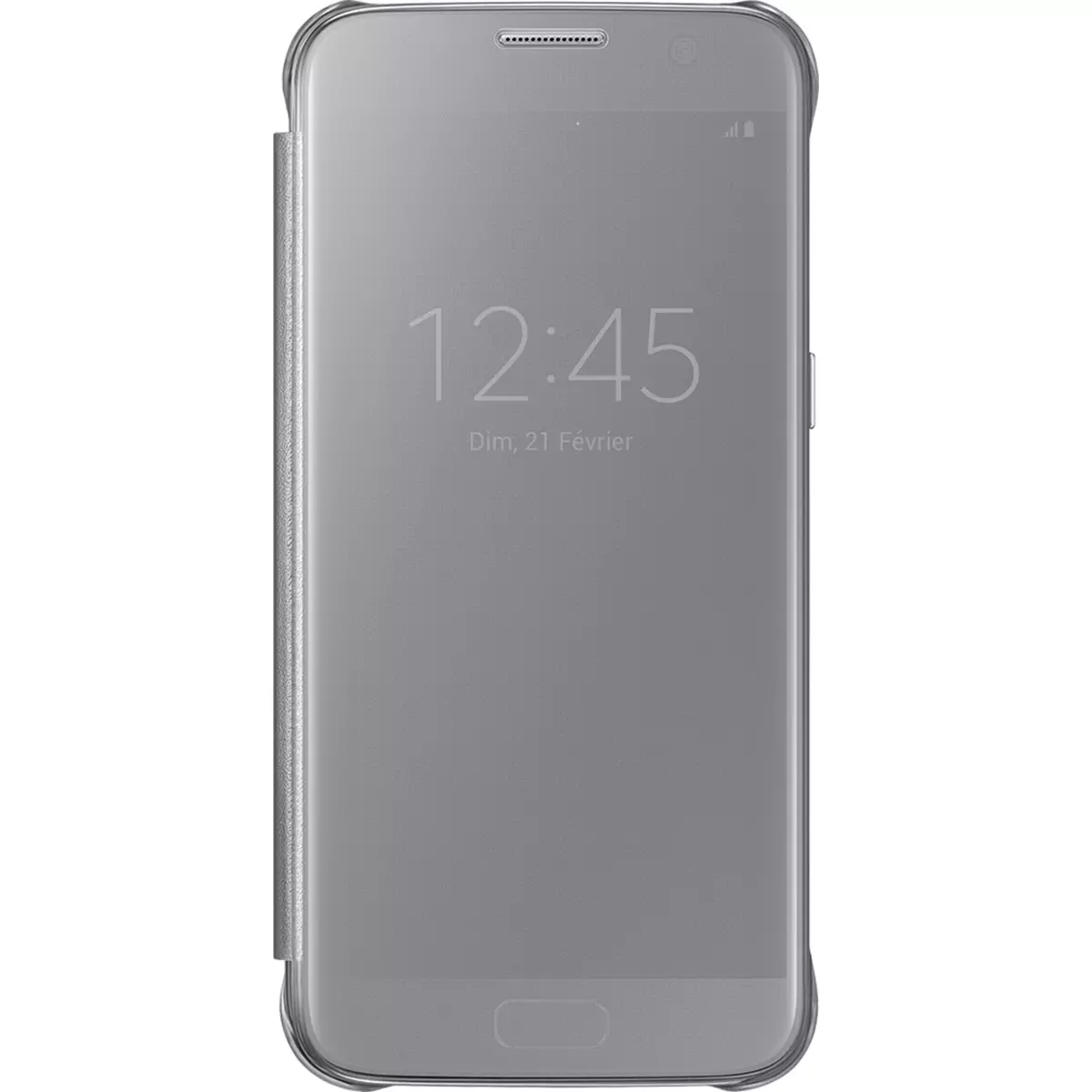 SAMSUNG Etui folio pour Galaxy S8+ Edge - Argent