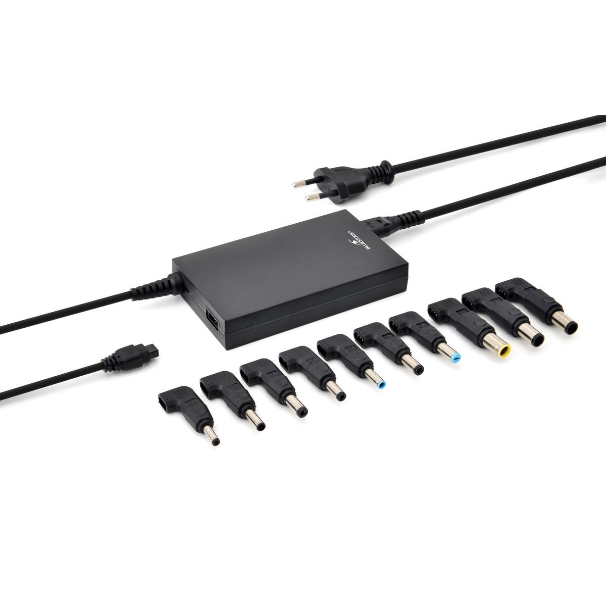 BLUESTORK Chargeur universel Extra Slim Noir pour PC