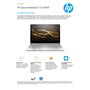 HP Ordinateur portable 13-v104nf Spectre Notebook - Argent