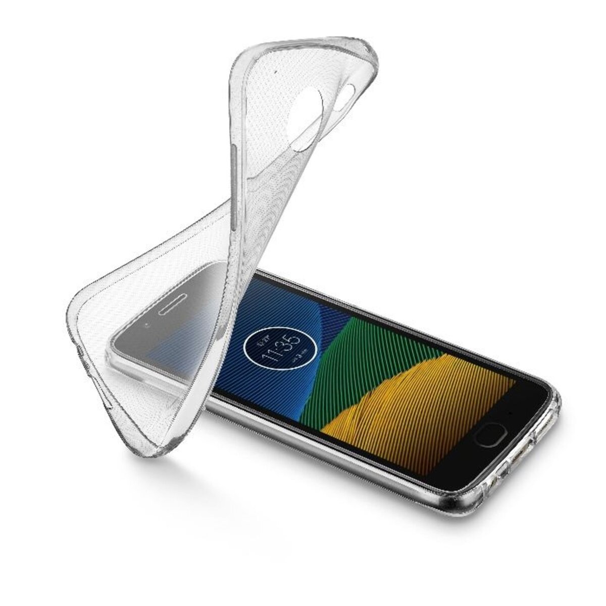 CELLULAR Coque pour MotoG5 - SOFTMOTOG5T - Transparent