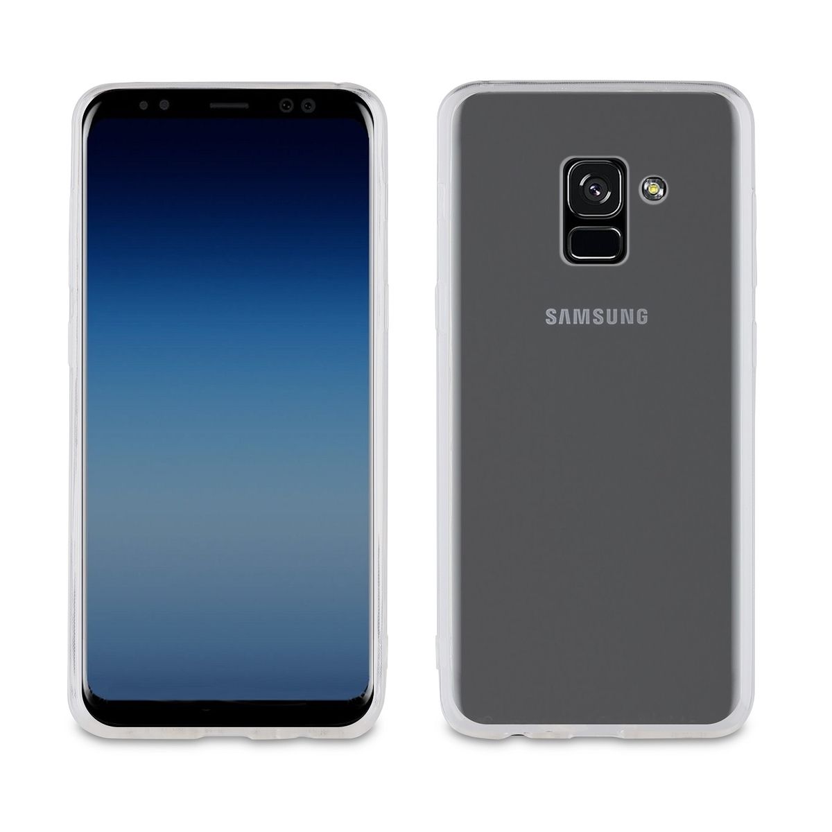 QILIVE Coque pour Galaxy A8 2018 - Transparent