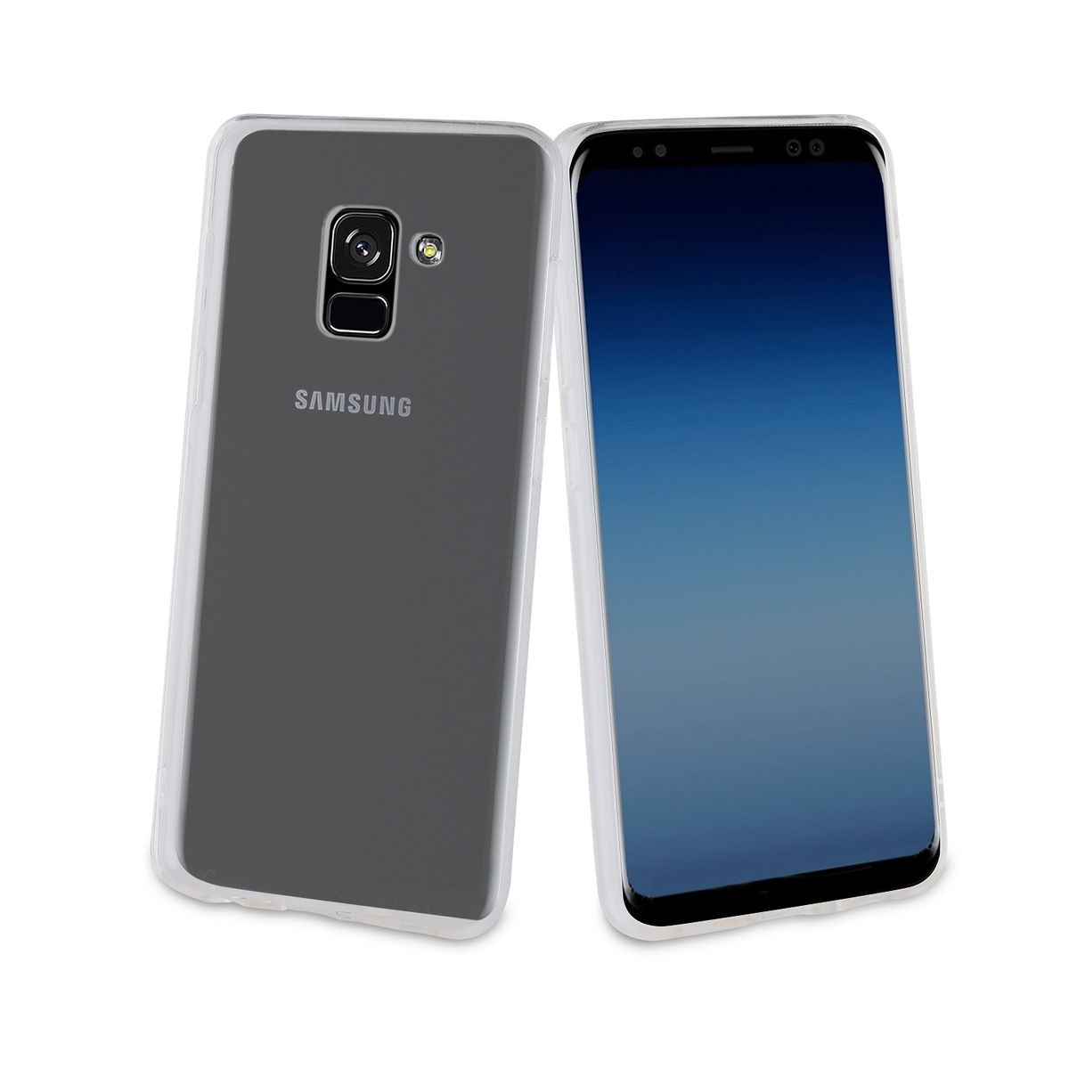 QILIVE Coque pour Galaxy A8 2018 - Transparent