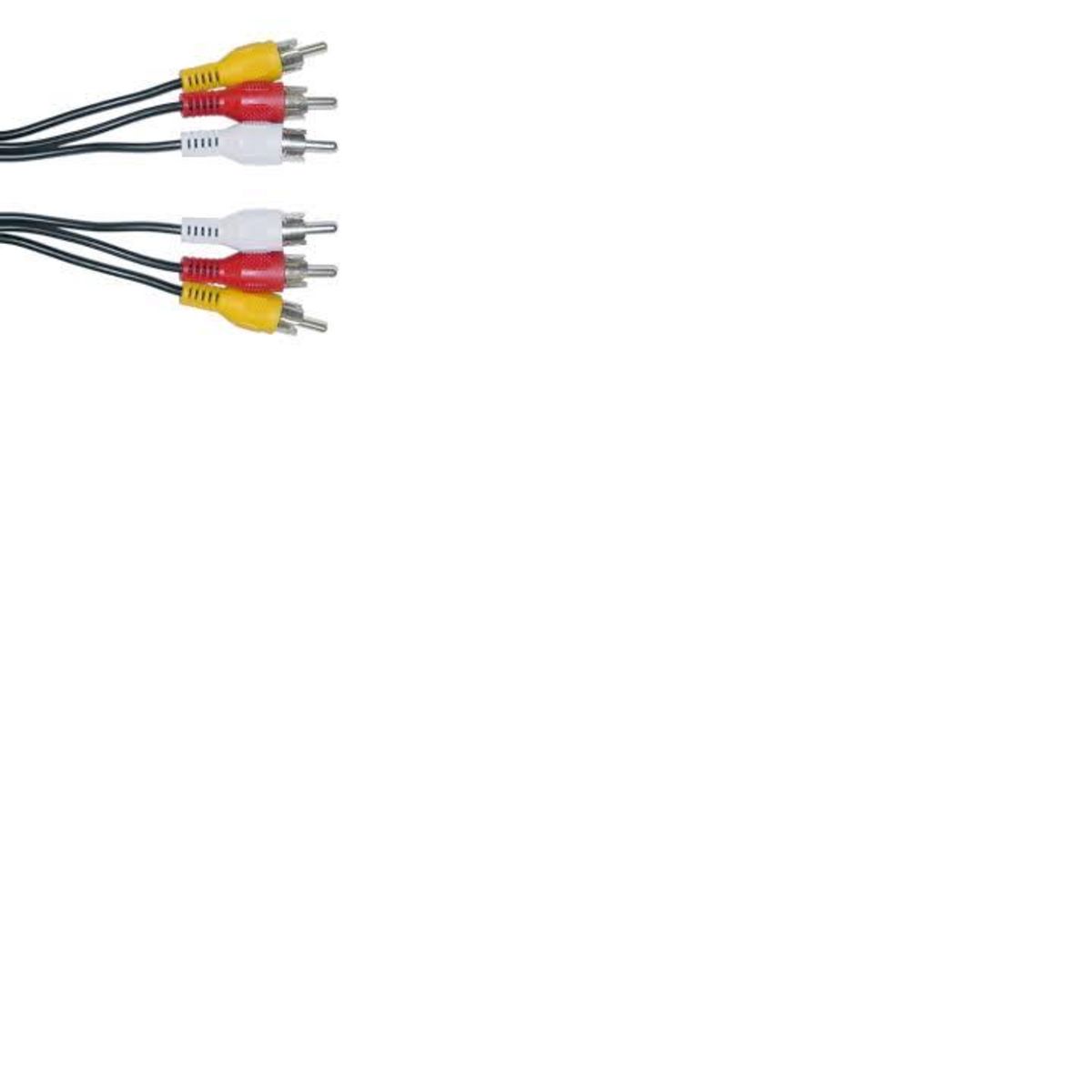 QILIVE Connectique Vidéo 3 RCA Mâle / Mâle