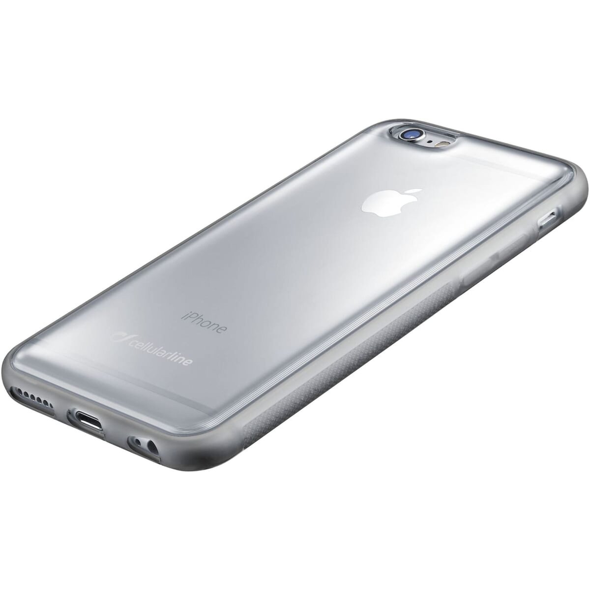 CELLULAR Coque silicone transparente avec arrière grip pour iPhone 6S/6