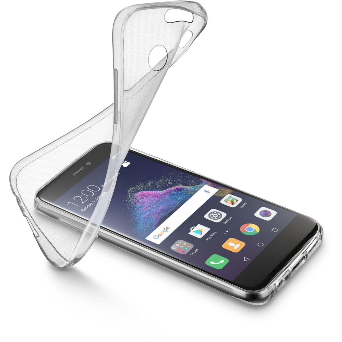 CELLULAR Coque souple en silicone transparent pour Huawei P8 Lite
