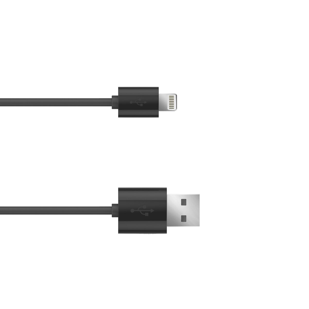 QILIVE Câble USB Qilive - 8PIN - 2.1A - 3mètres Noir