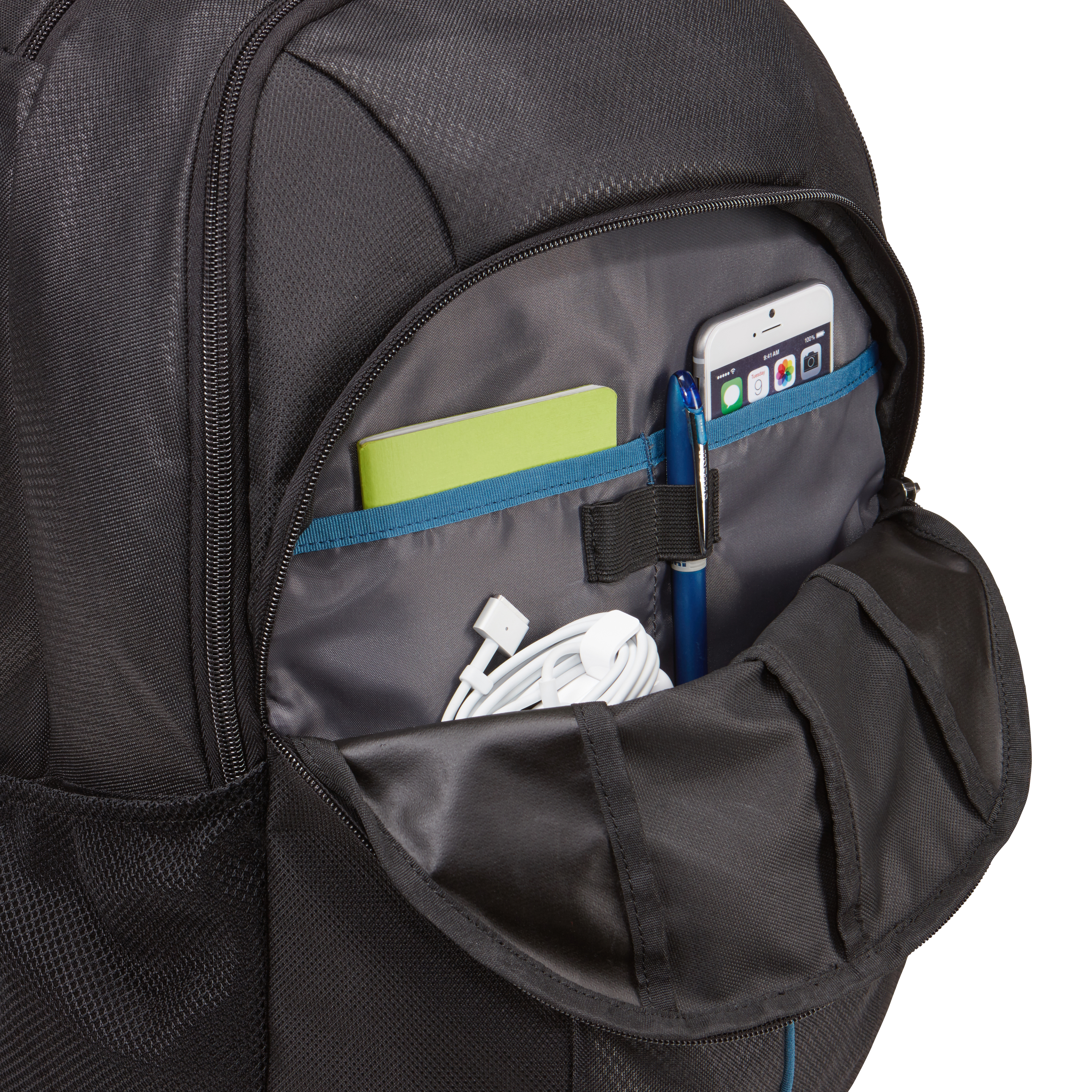 Voir la diapositive 5 : CASE LOGIC Sac à dos PREVAILER pour ordinateurs portables et tablettes - Noir