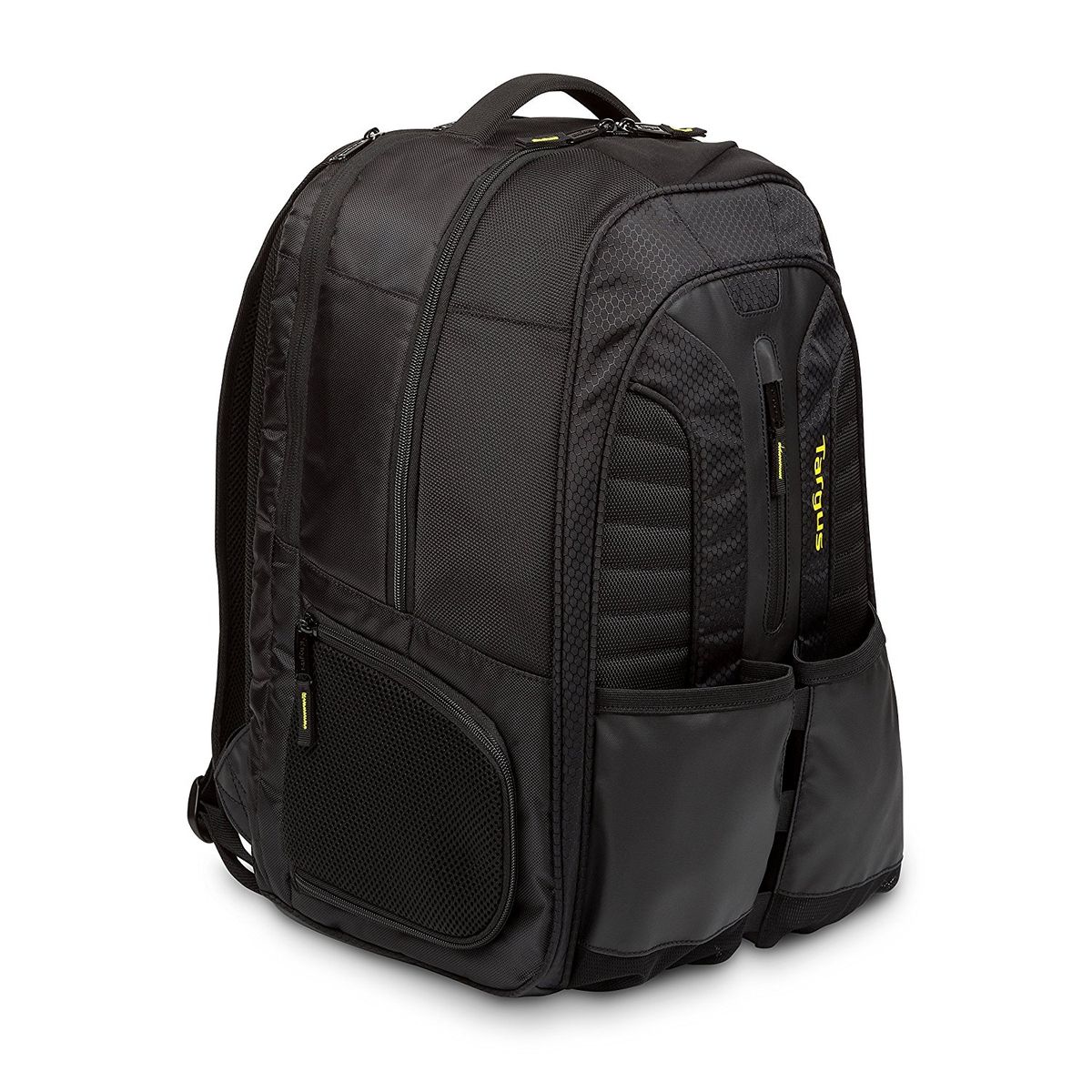 TARGUS Sac à dos Work + Play pour sports de raquettes et ordinateur portable jusque 15.6" - Noir et jaune