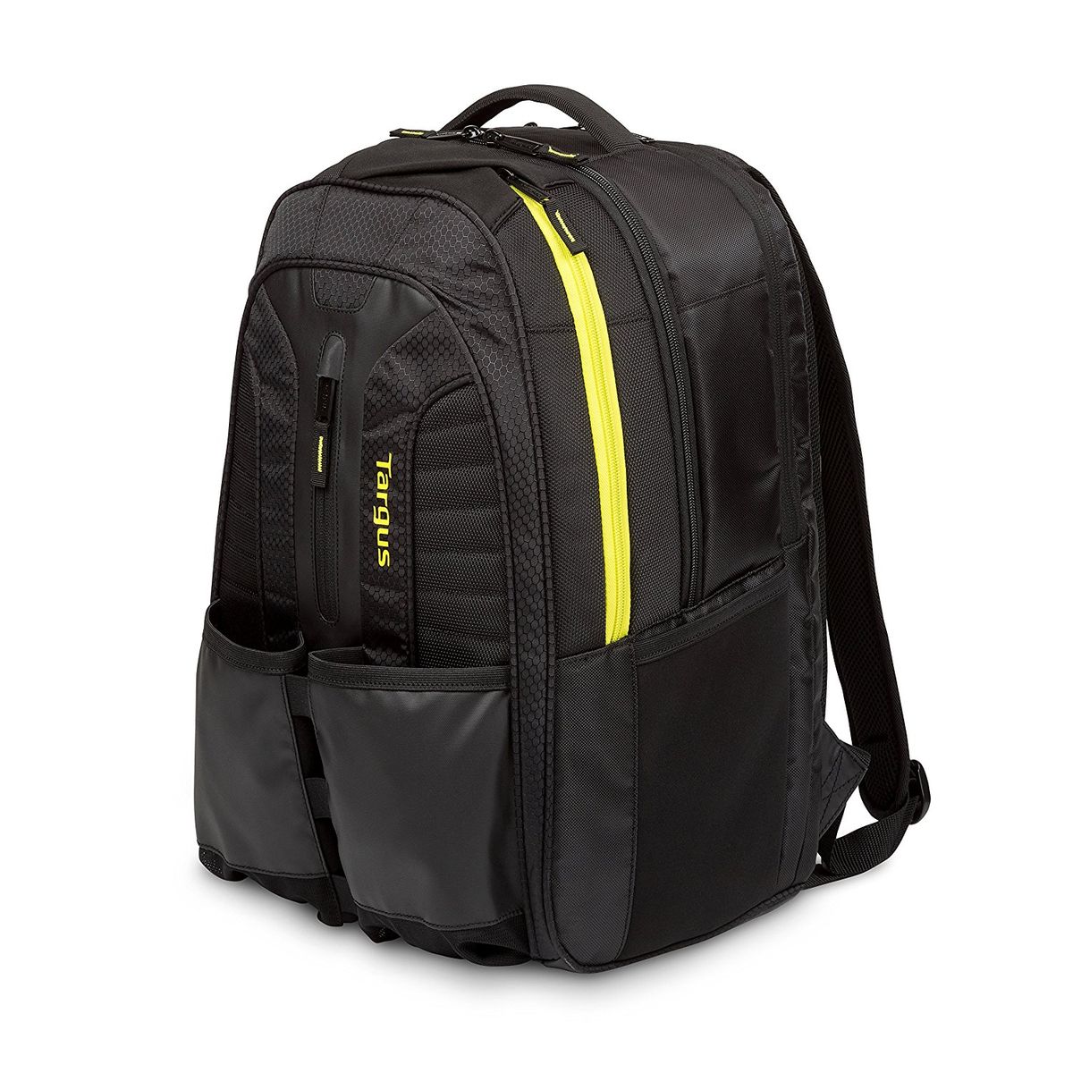 TARGUS Sac à dos Work + Play pour sports de raquettes et ordinateur portable jusque 15.6" - Noir et jaune
