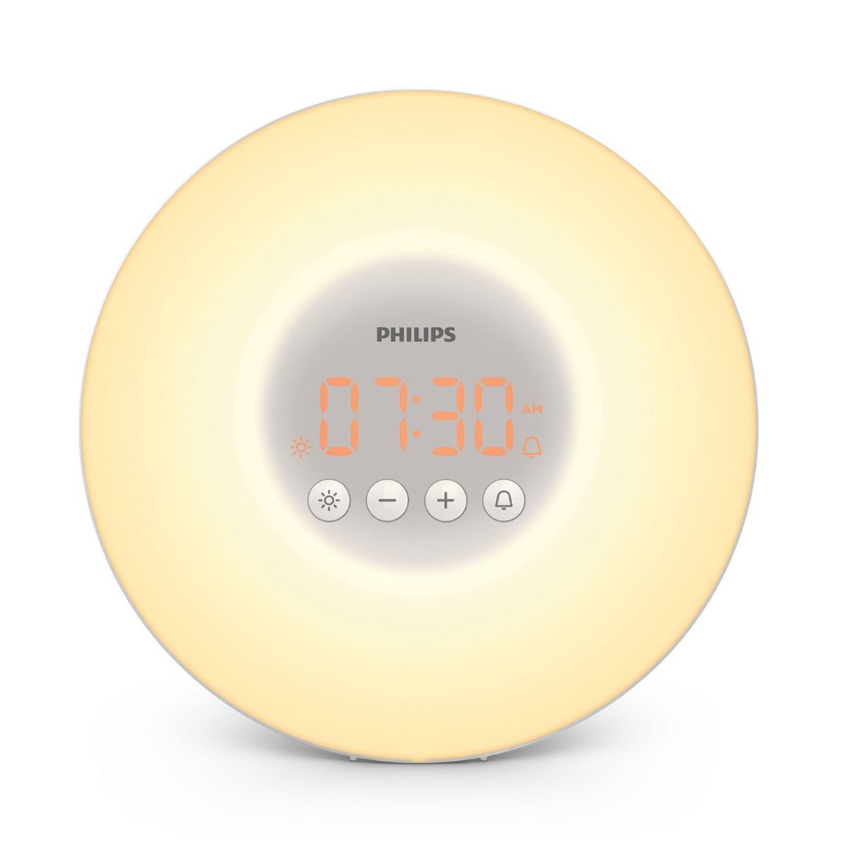 PHILIPS Réveil lumineux : simulateur d'aube avec signal sonore Eveil Lumière HF3500/01