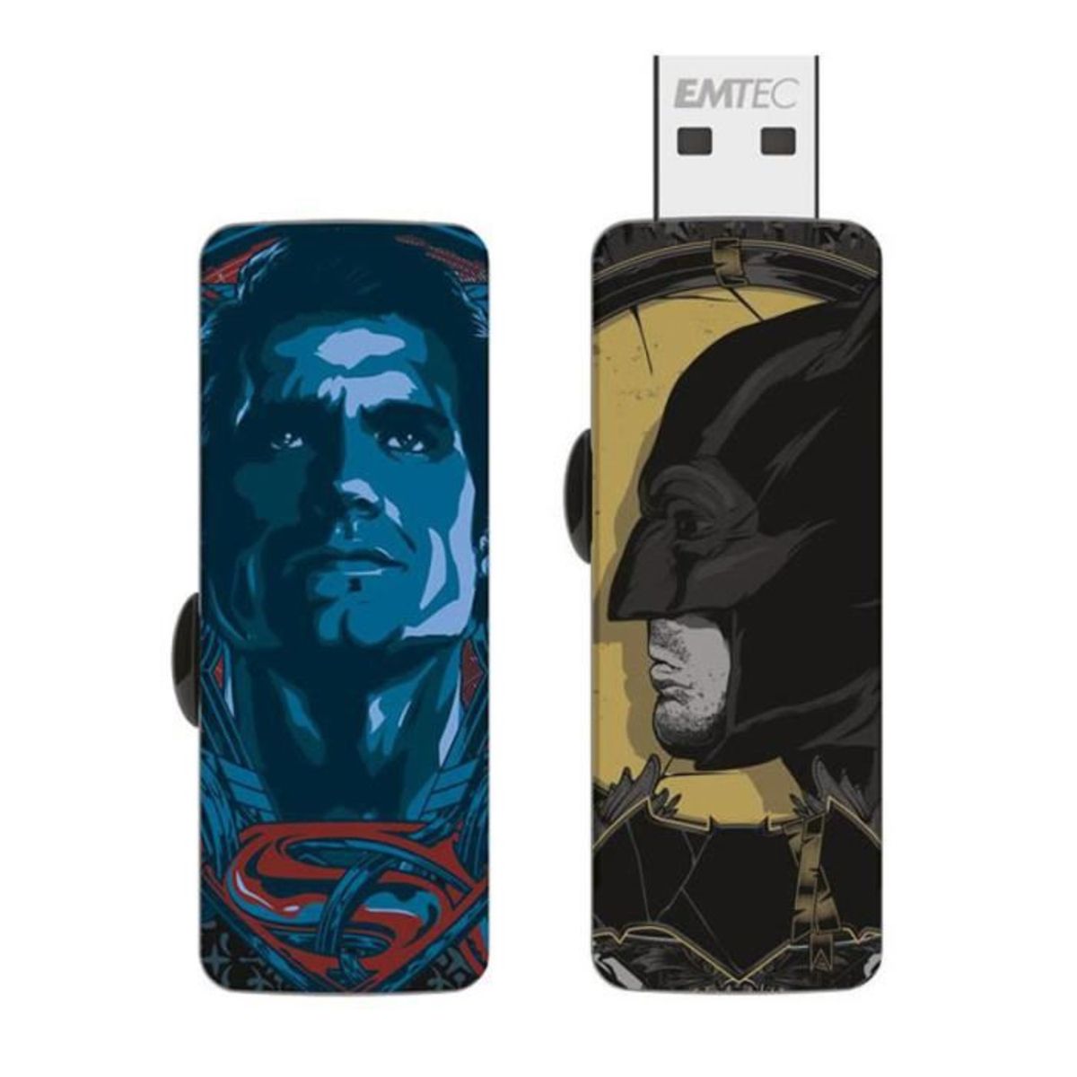 EMTEC Lot de 2 clés Usb 2.0 M700 16Go Batman/Superman