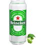HEINEKEN Heineken bière blonde premium 5° canette 50cl
