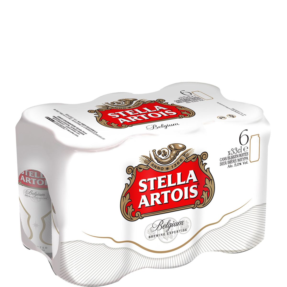 Bière blonde 5,2% boîtes 6x33cl