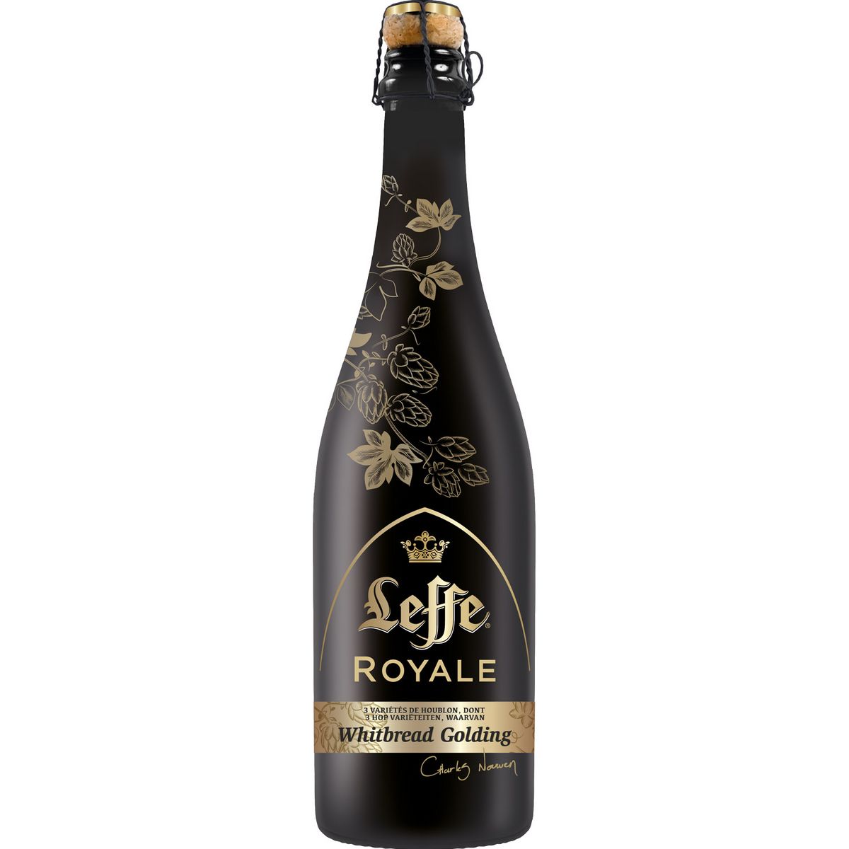 LEFFE Abbaye de leffe Bière royale whitbread golding 7,5% 75cl 75cl