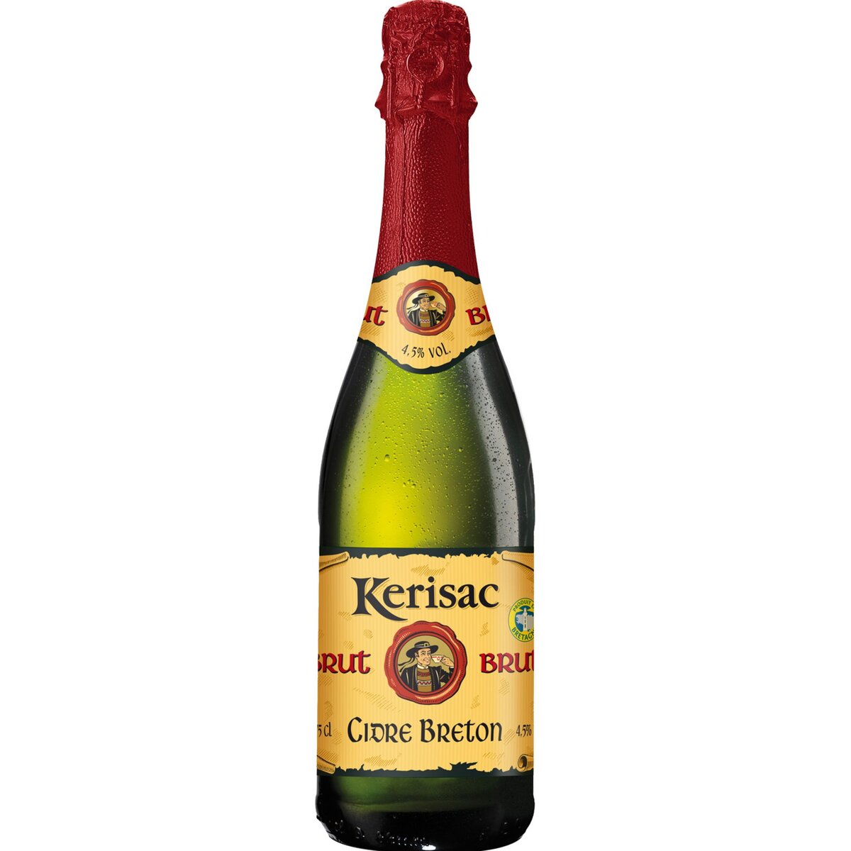 KERISAC Cidre bouché breton brut IGP 4,5% 75cl