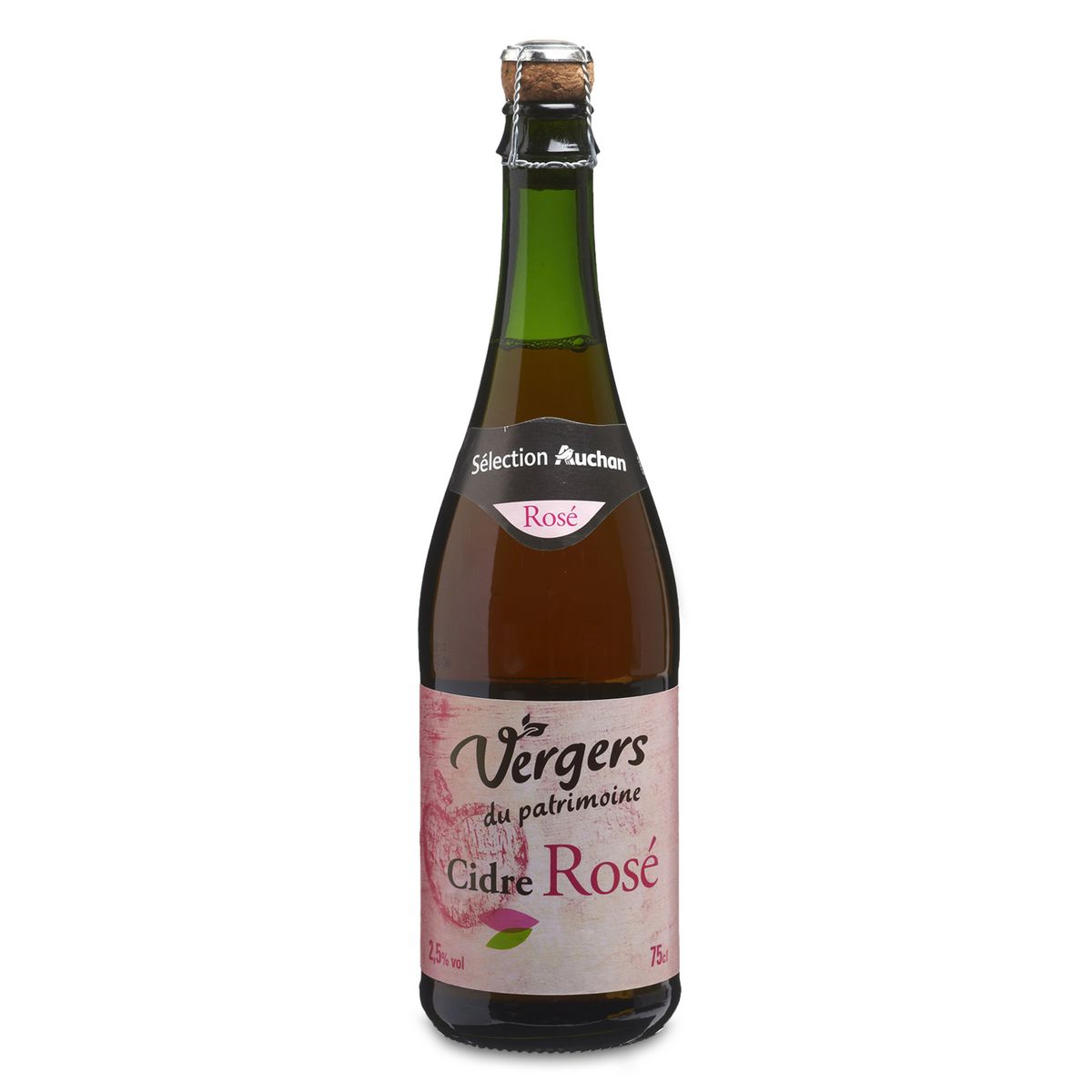 VERGERS DU PATRIMOINE Cidre rosé 3% 75cl