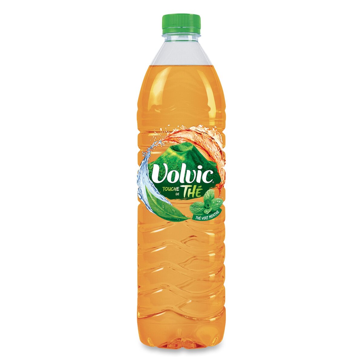 Volvic Thé Vert Menthe 1,5L (lot de 12) 