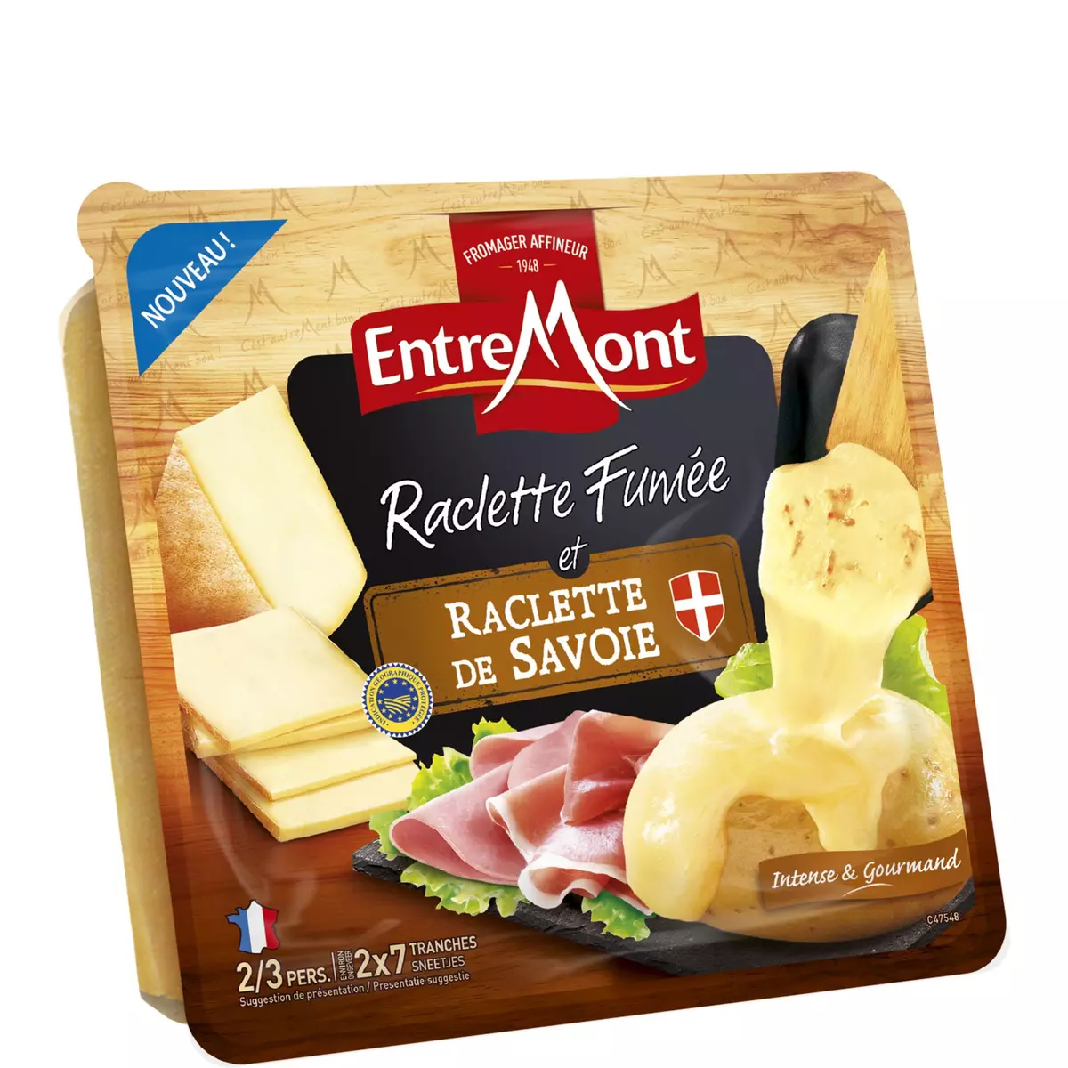 ENTREMONT Entremont raclette fumée de Savoie 350g