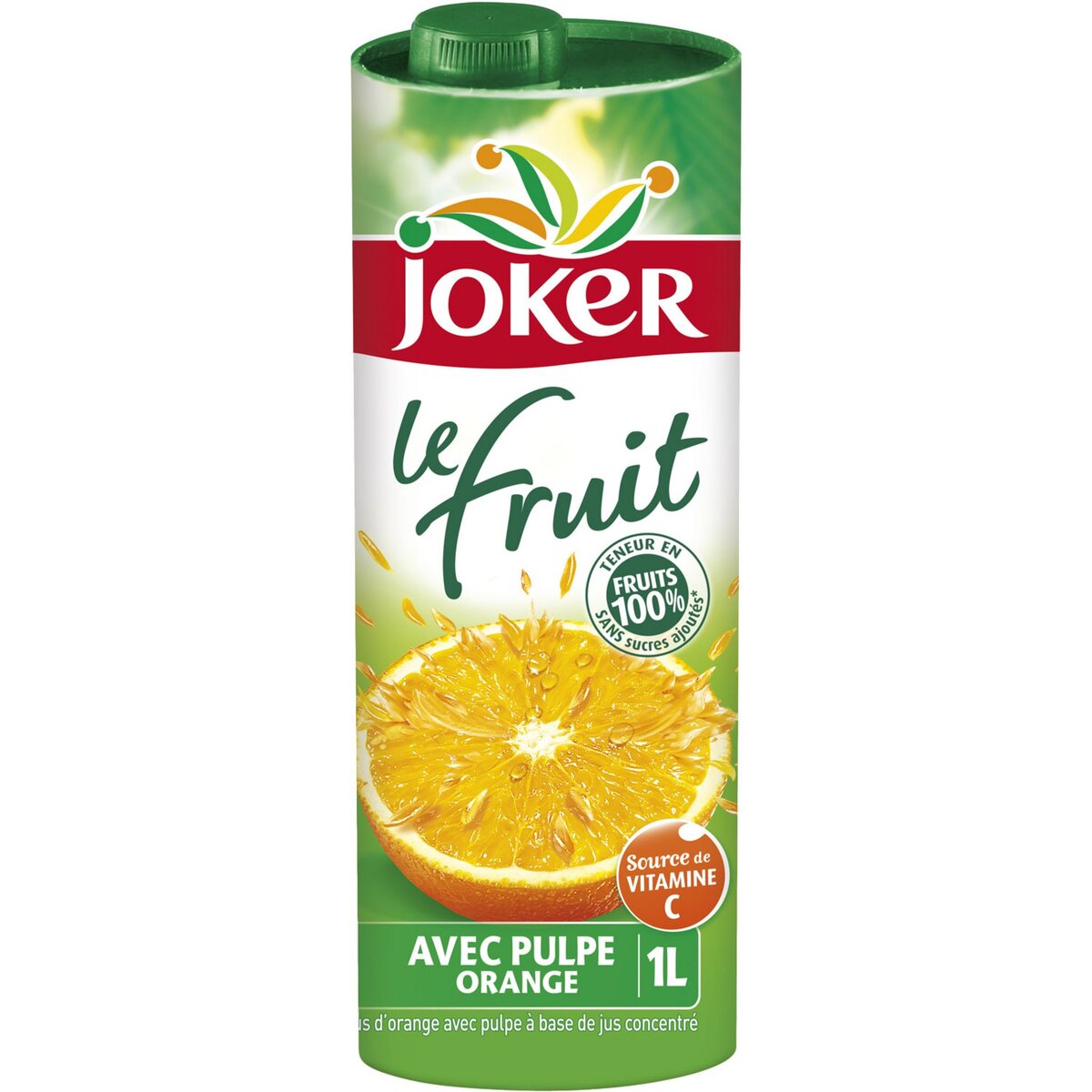 JOKER Joker le fruit jus d'orange avec pulpe 1l