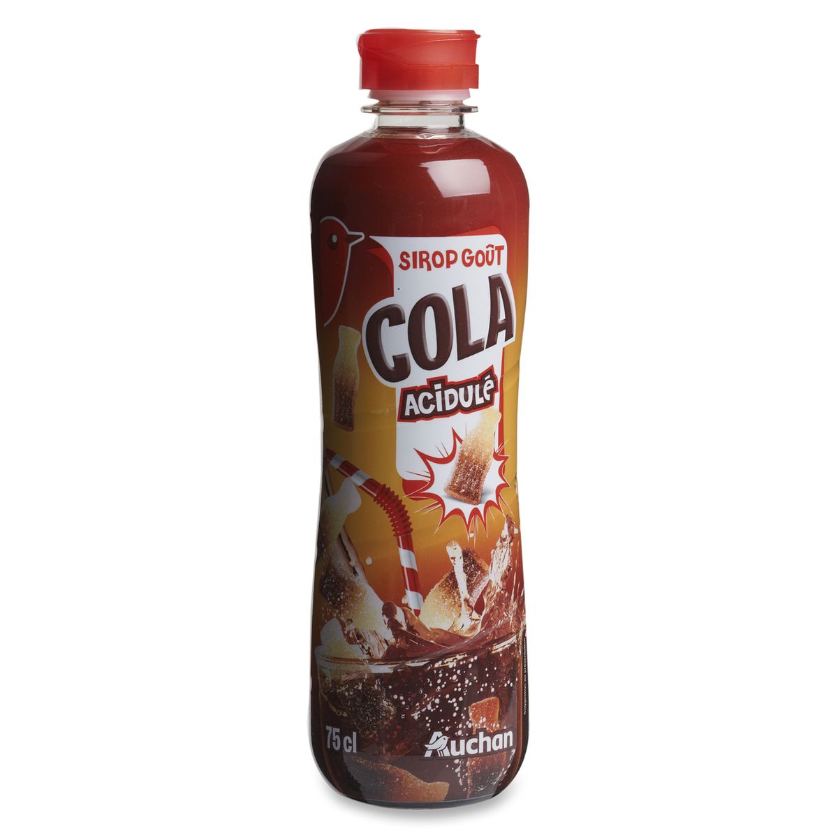 AUCHAN Auchan sirop cola acide 75cl