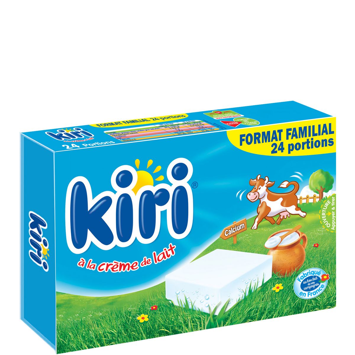 KIRI Kiri crème portion x24 -432g