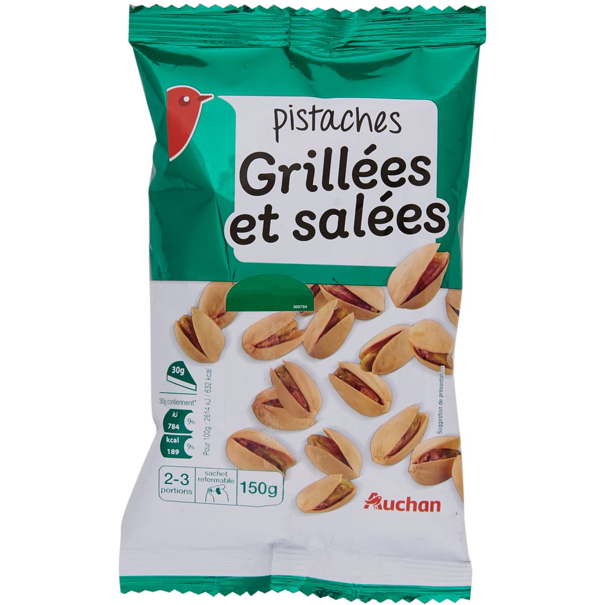 AUCHAN Auchan pistaches grillées 150g