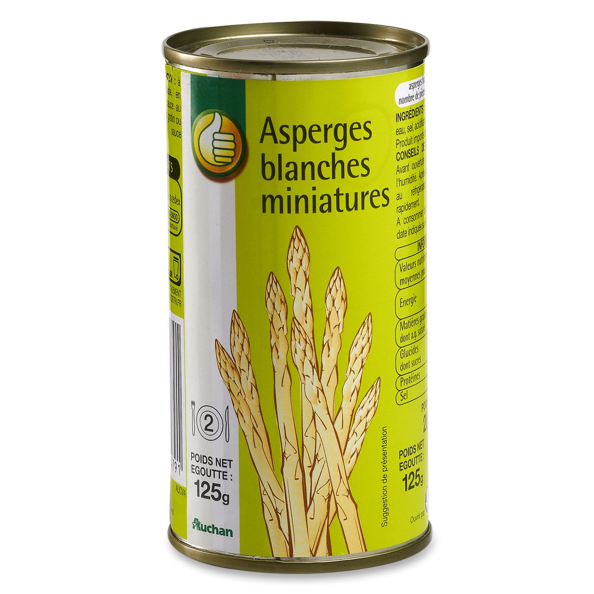 POUCE Pouce asperge pic nic 125g