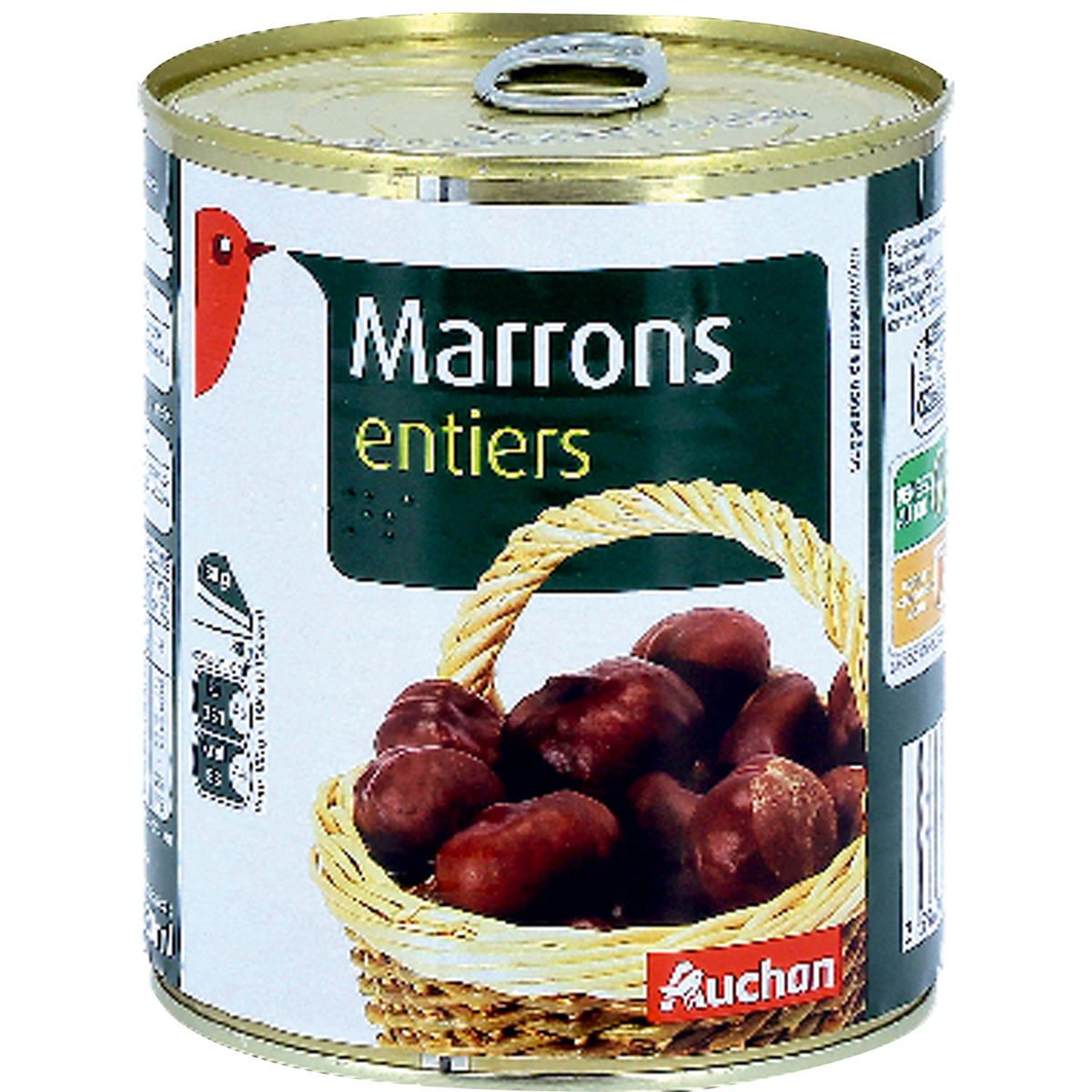 AUCHAN Marrons entiers 560g