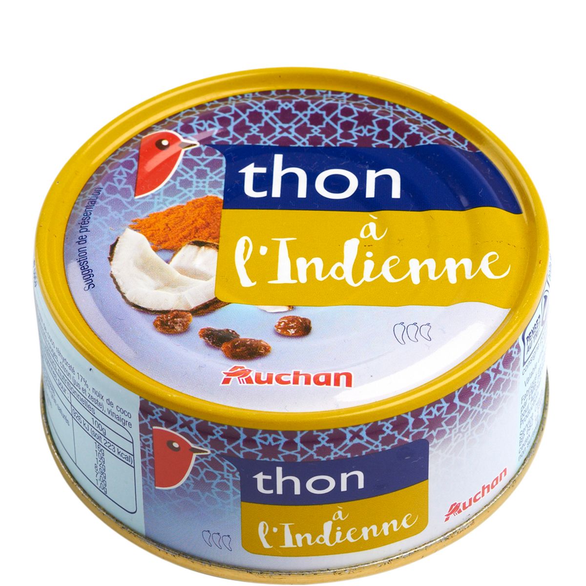 AUCHAN Thon à l'indienne 160g