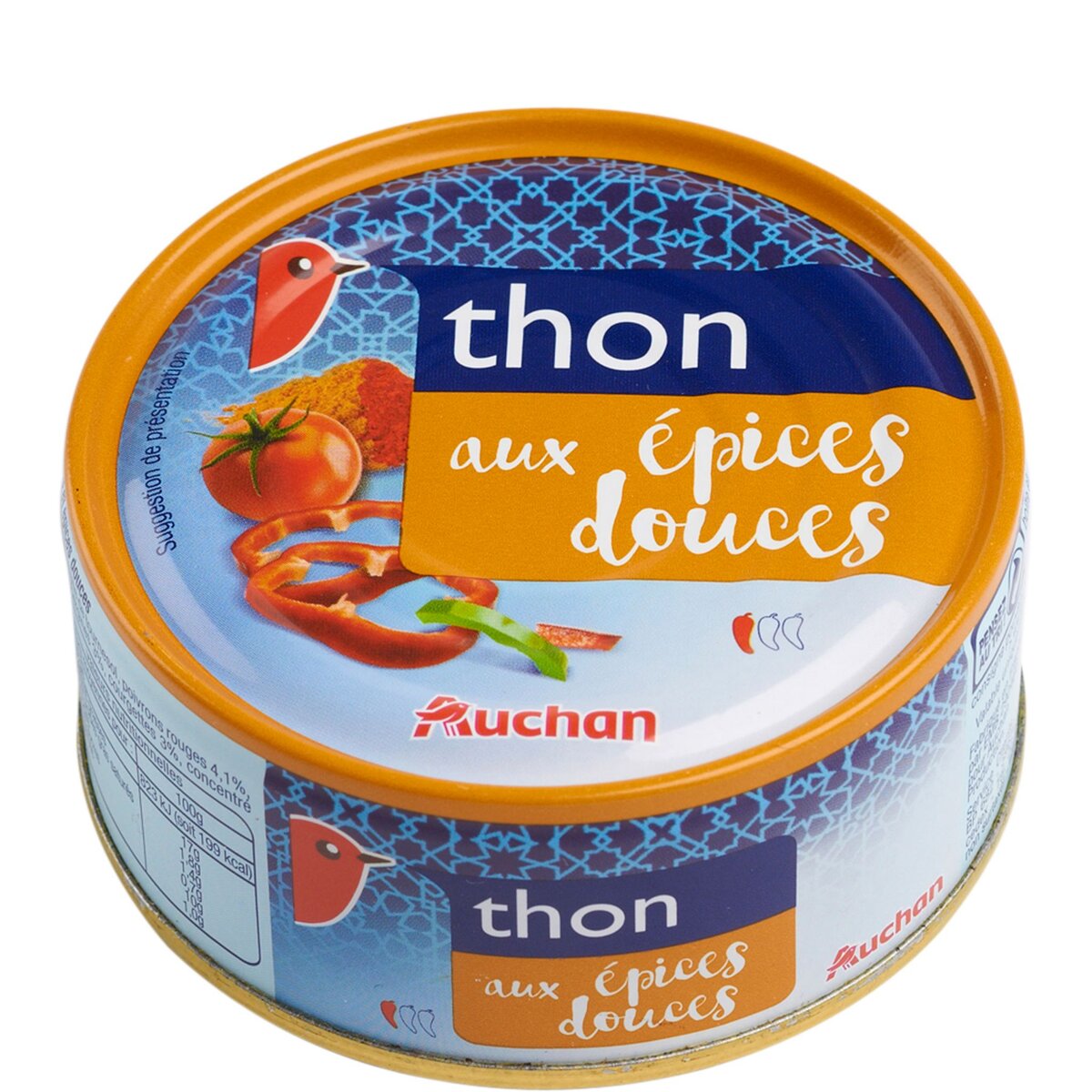 AUCHAN Thon aux épices douces 160g