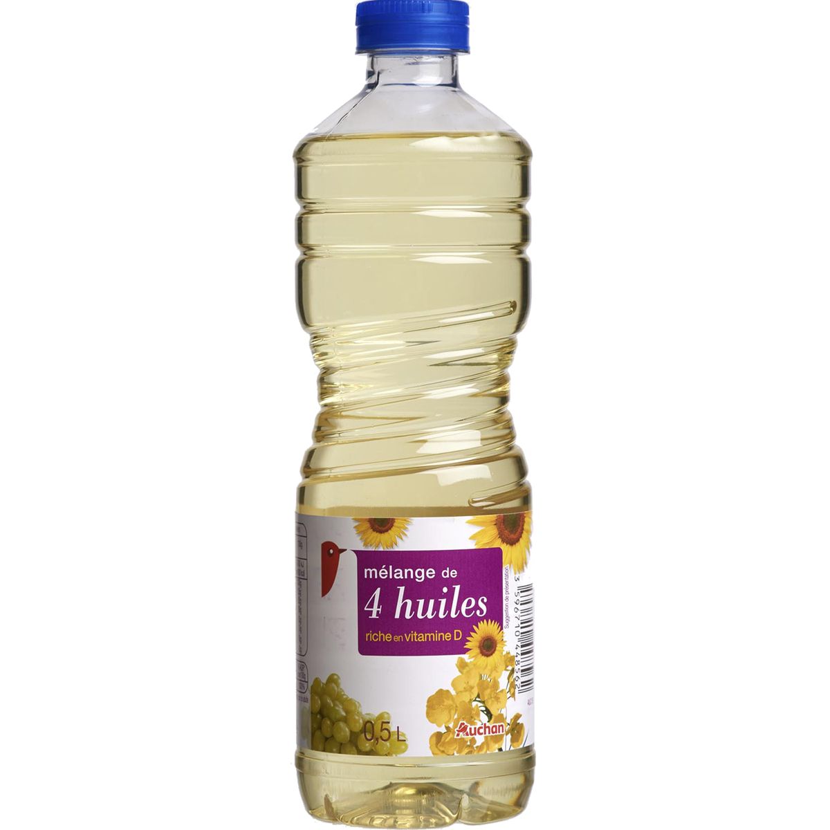 AUCHAN Auchan Mélange de 4 huiles végétales 50cl 50cl