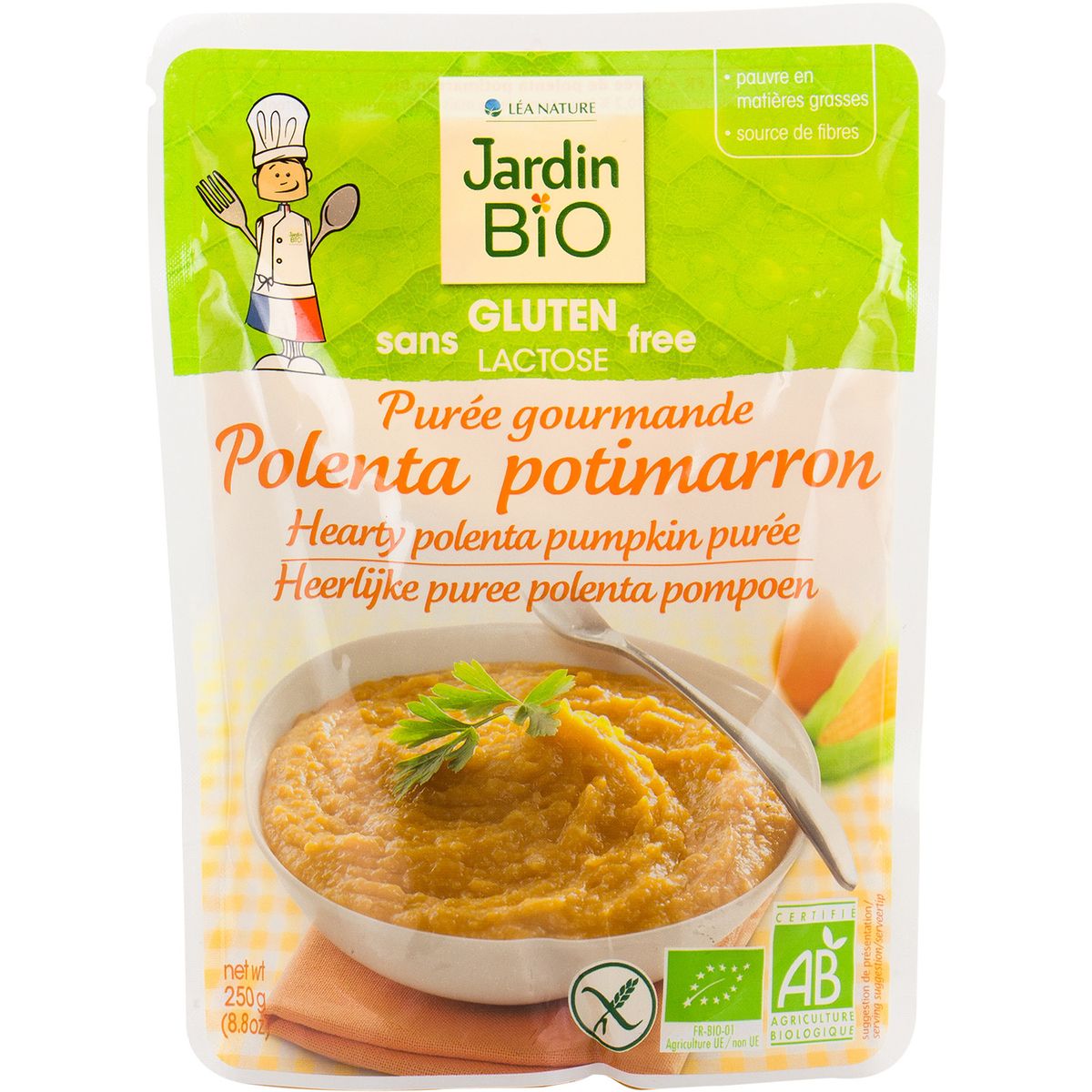 JARDIN BIO Jardin Bio purée polenta potimarron 250g