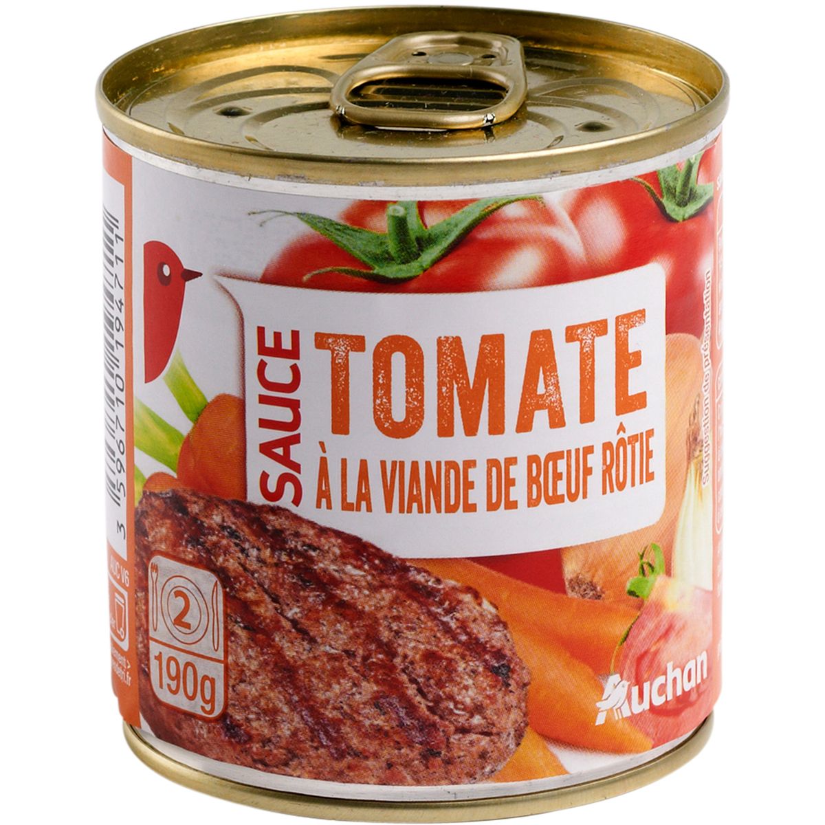 AUCHAN Auchan sauce italienne à la viande 190g