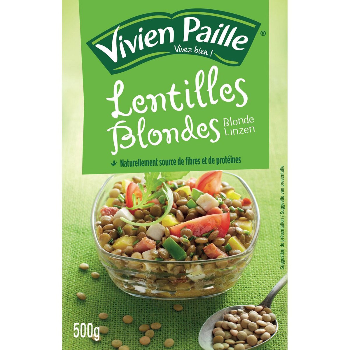 VIVIEN PAILLE Lentilles blondes 500g