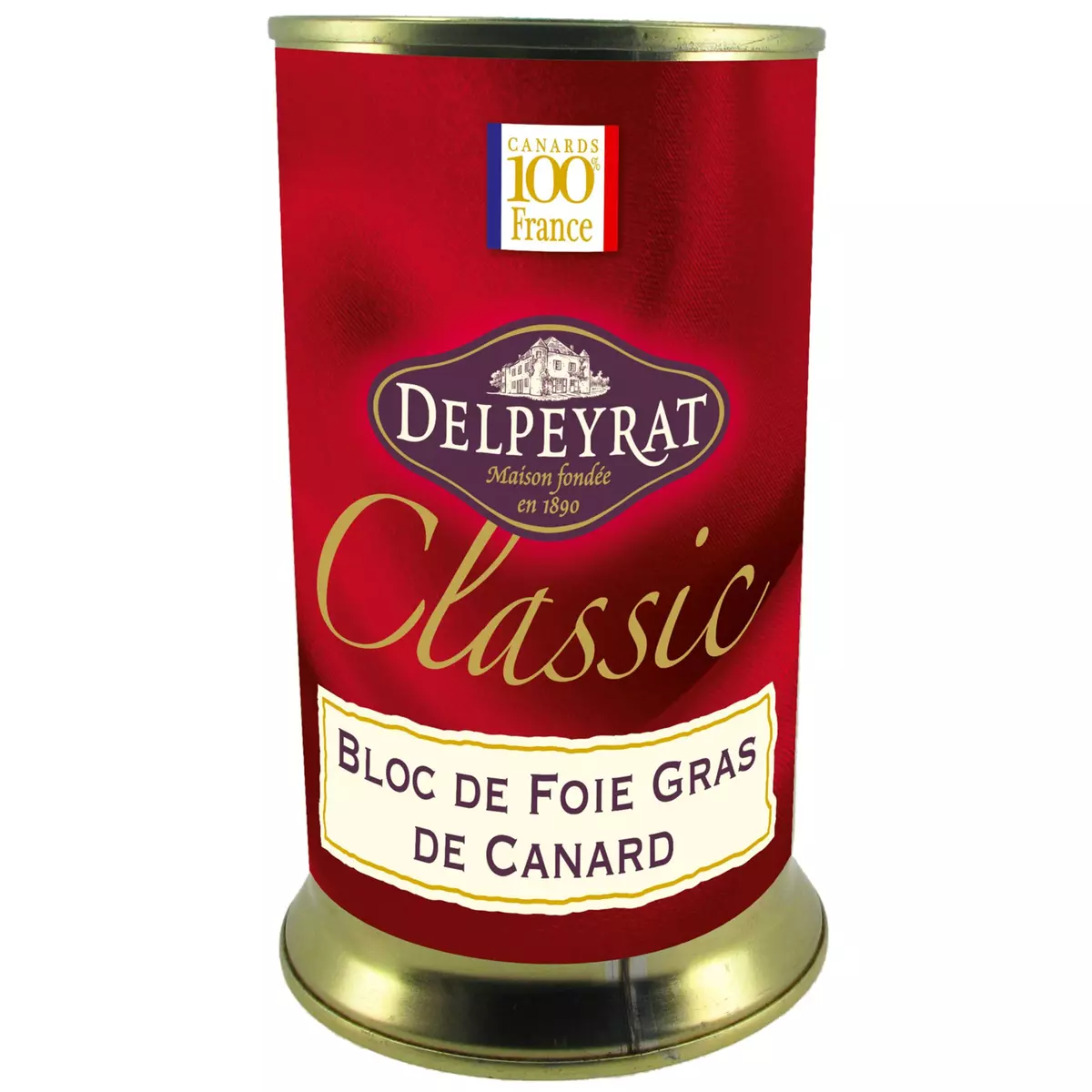 DELPEYRAT Bloc de foie gras de canard 100% France 330g