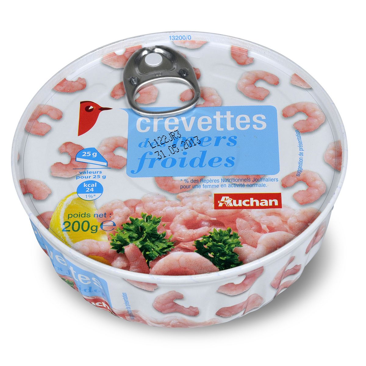 AUCHAN Crevettes de mers froides 200g