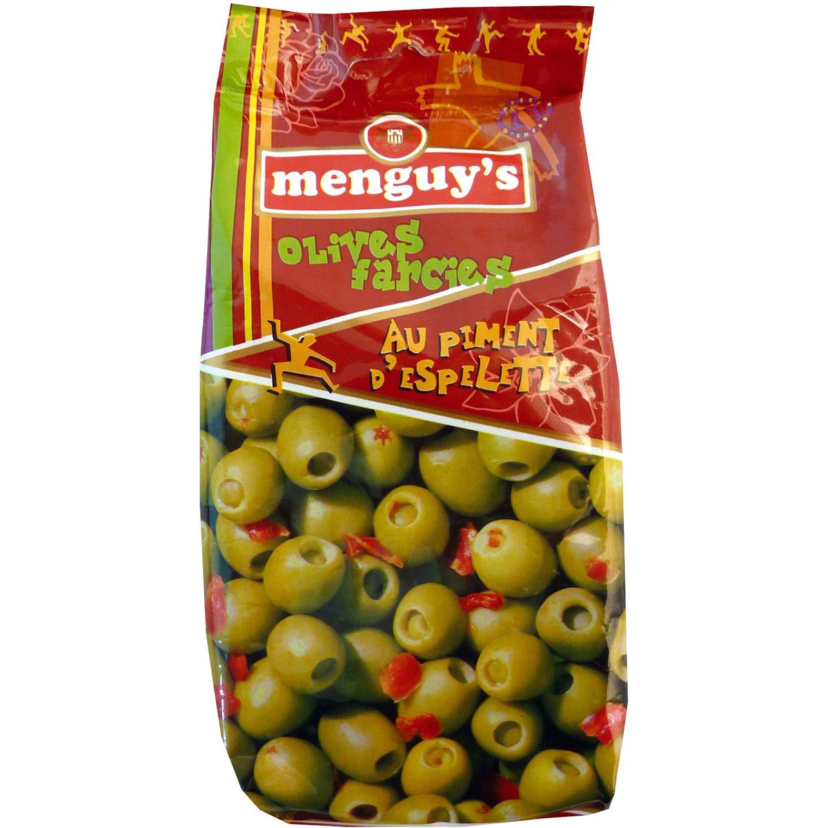 MENGUY'S Olives farcies au piment d'espelette 240g