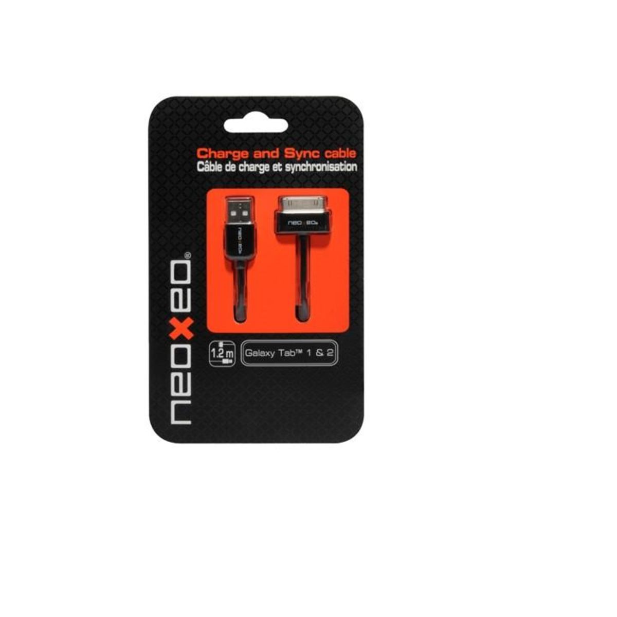NEOXEO Connectique Câble Charge et Synchro Galaxy Tab 1 et 2